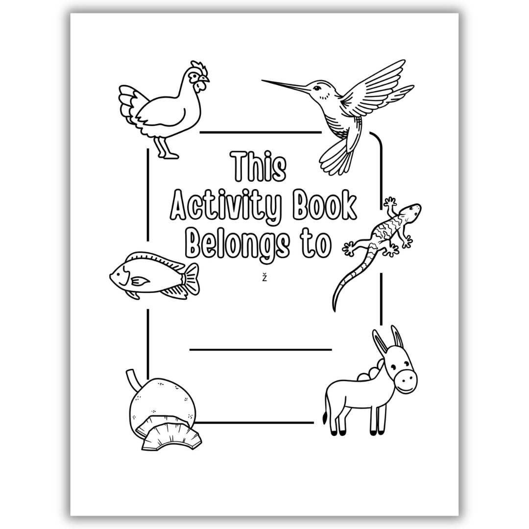 Caribbean Alphabet Colouring & Activity Book