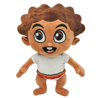 Juls Soft Black Plush Toy Doll
