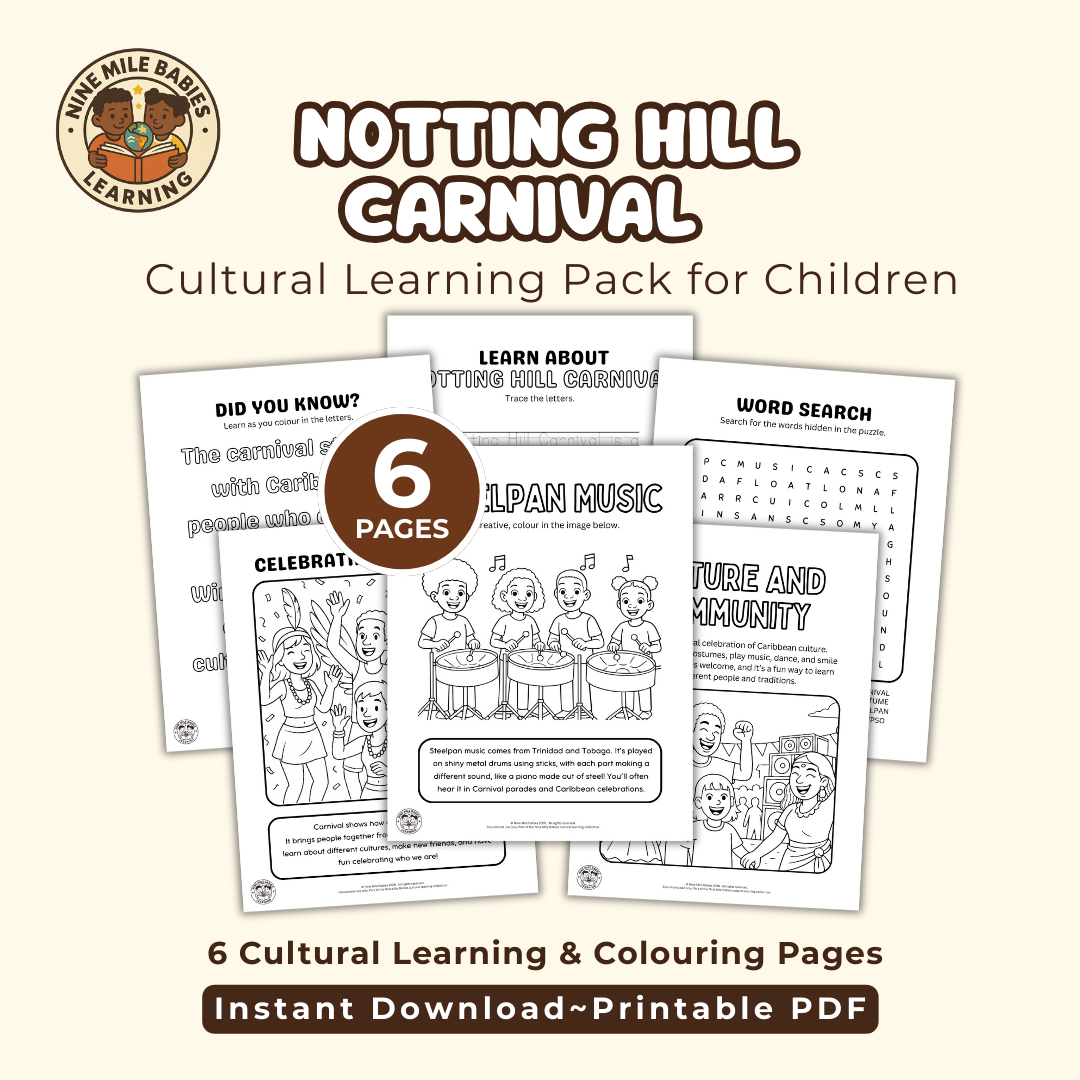 Notting Hill Carnival - Cultural Learning & Colouring Mini Pack (Digital)