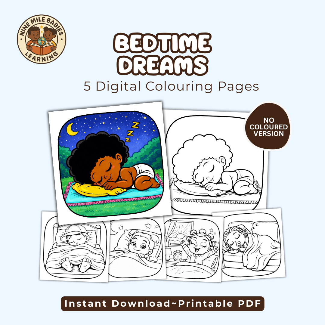 Bedtime Dreams – Digital Colouring Pack for Children (Digital)