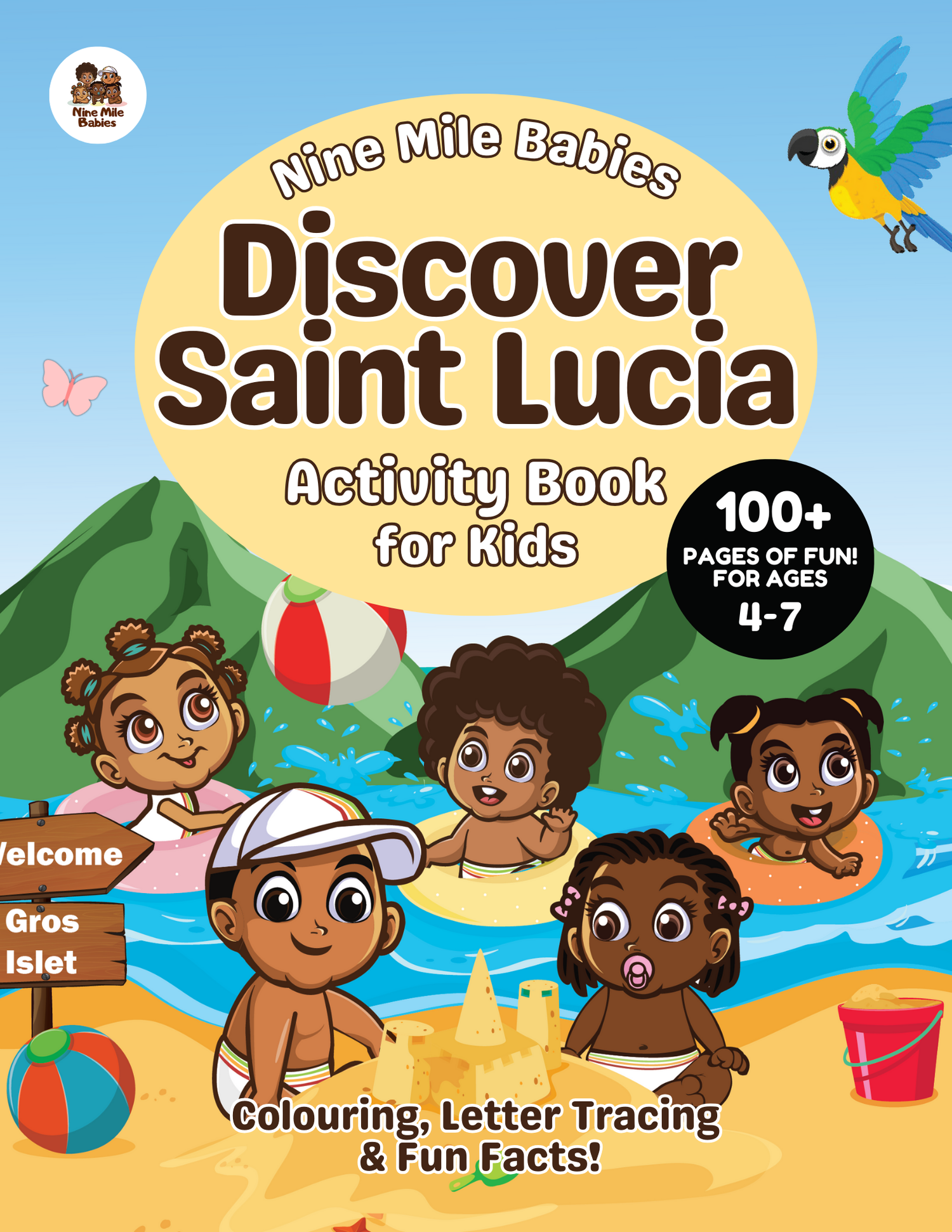 Discover Saint Lucia Activity Book for Kids
